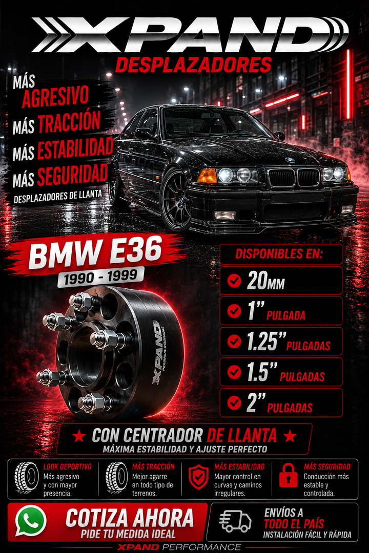 DESPLAZADOR DE LLANTAS | BMW E36