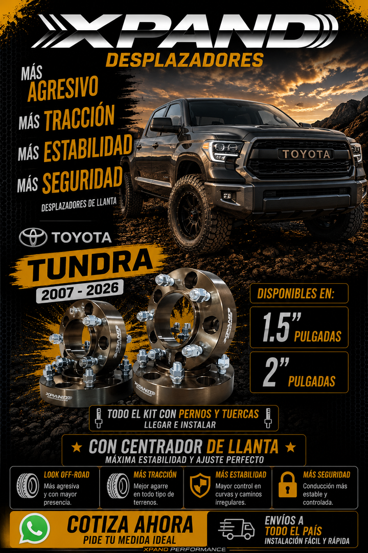 DESPLAZADOR DE LLANTAS | TOYOTA TUNDRA