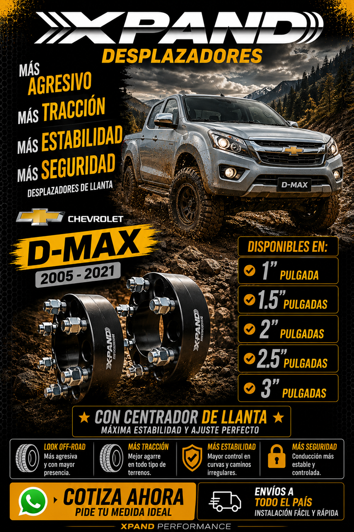 DESPLAZADOR DE LLANTA | CHEVROLET D-MAX