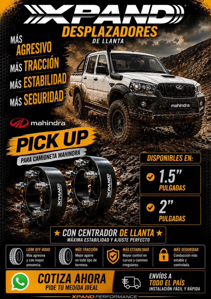 DESPLAZADOR DE LLANTAS | MAHINDRA PICK UP