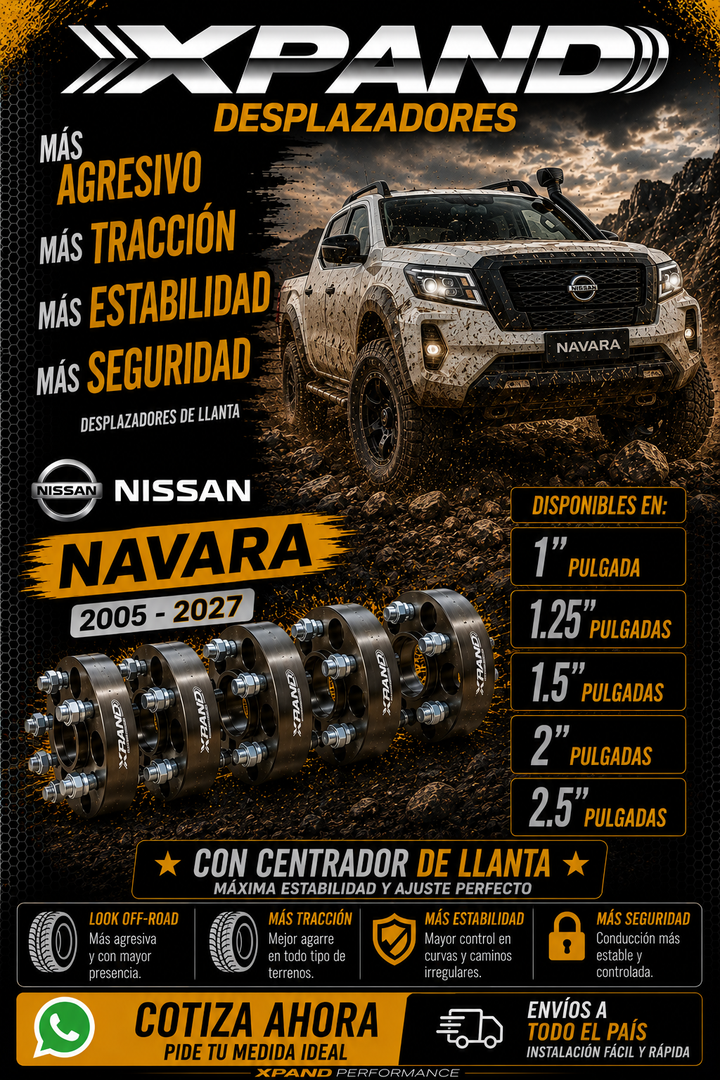 DESPLAZADOR DE LLANTAS | NISSAN NAVARA