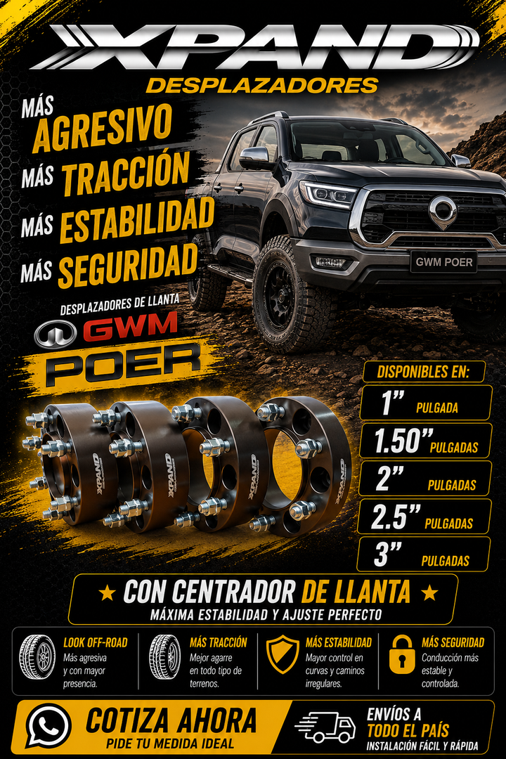 DESPLAZADOR DE LLANTAS | GWM POER