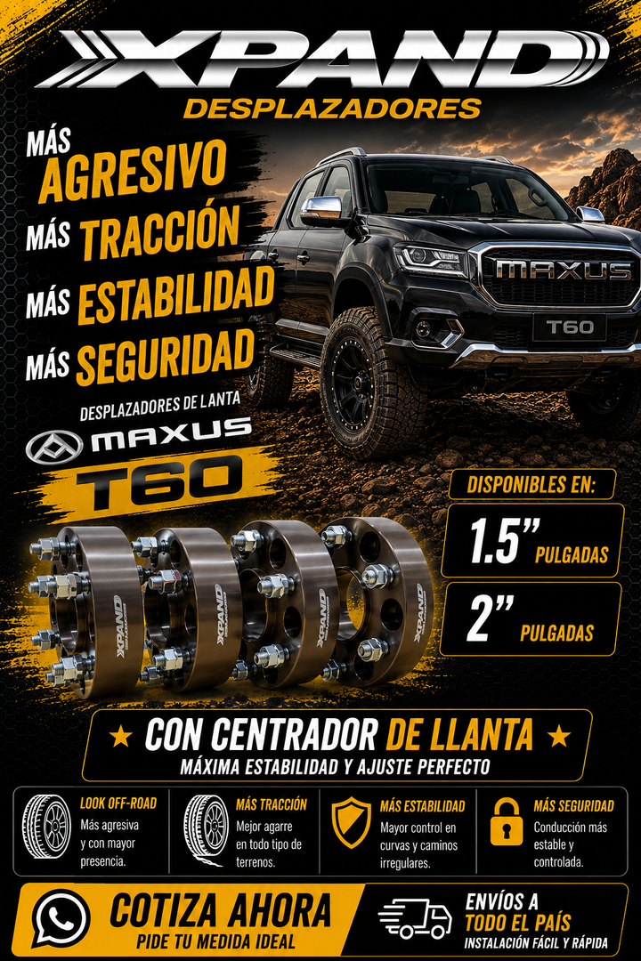 DESPLAZADOR DE LLANTAS | MAXUS T60