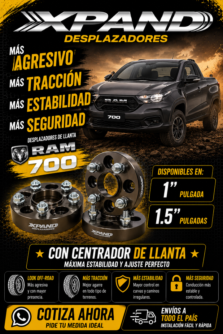 DESPLAZADOR DE LLANTAS | RAM 700