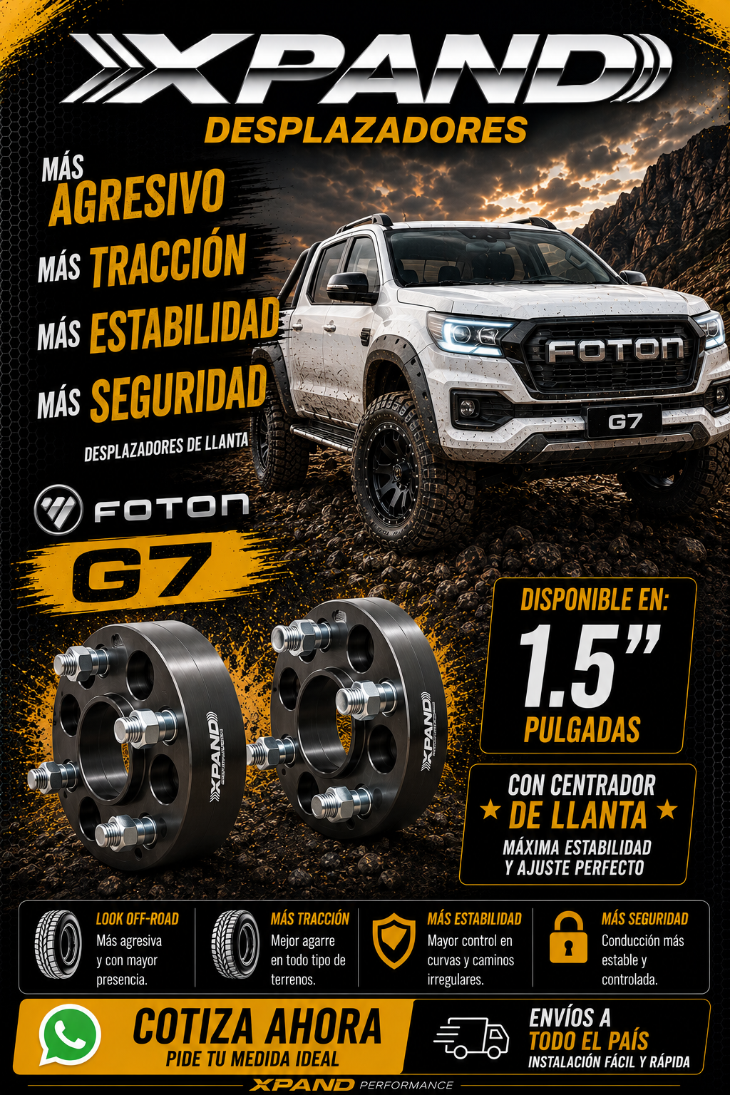 DESPLAZADOR FOTON G7