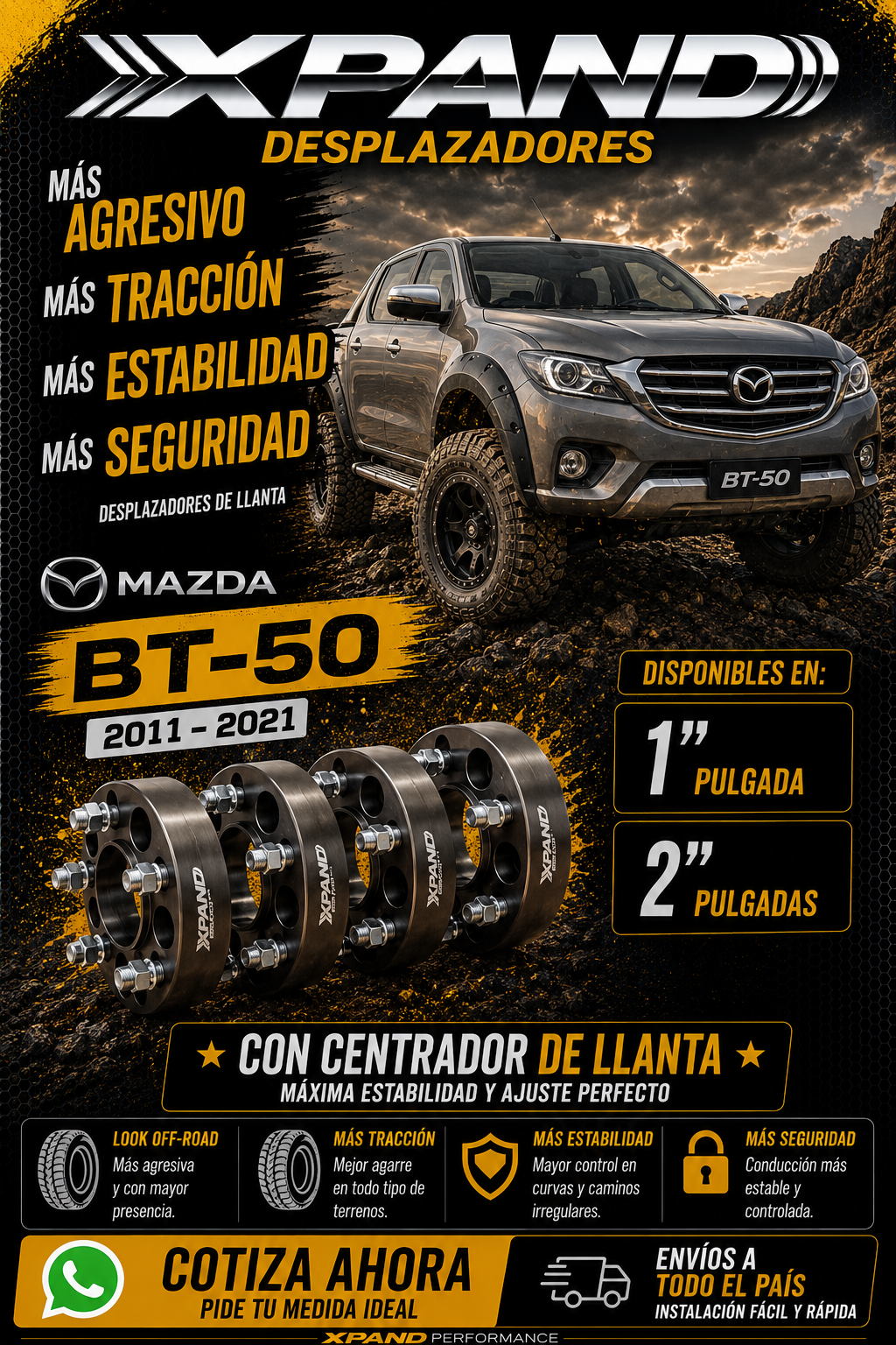 DESPLAZADOR MAZDA BT50