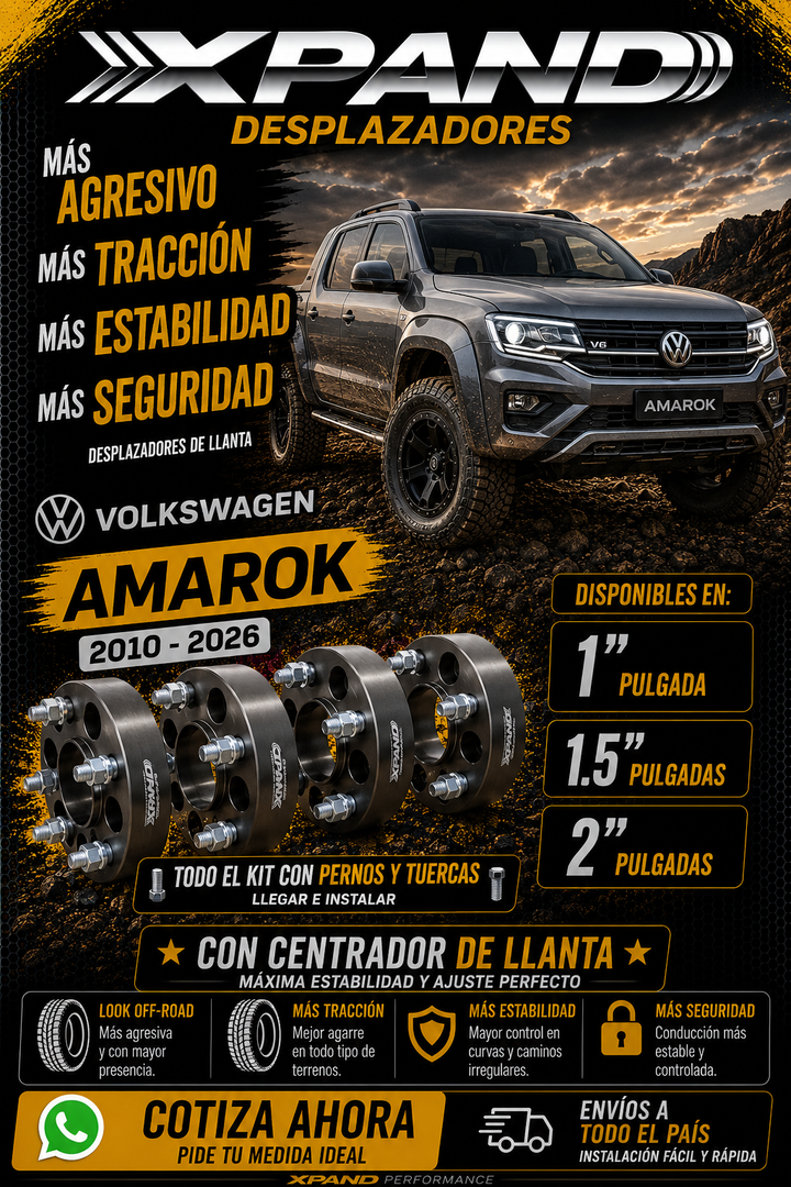 DESPLAZADOR DE LLANTAS |PARA VOLKSWAGEN AMAROK|