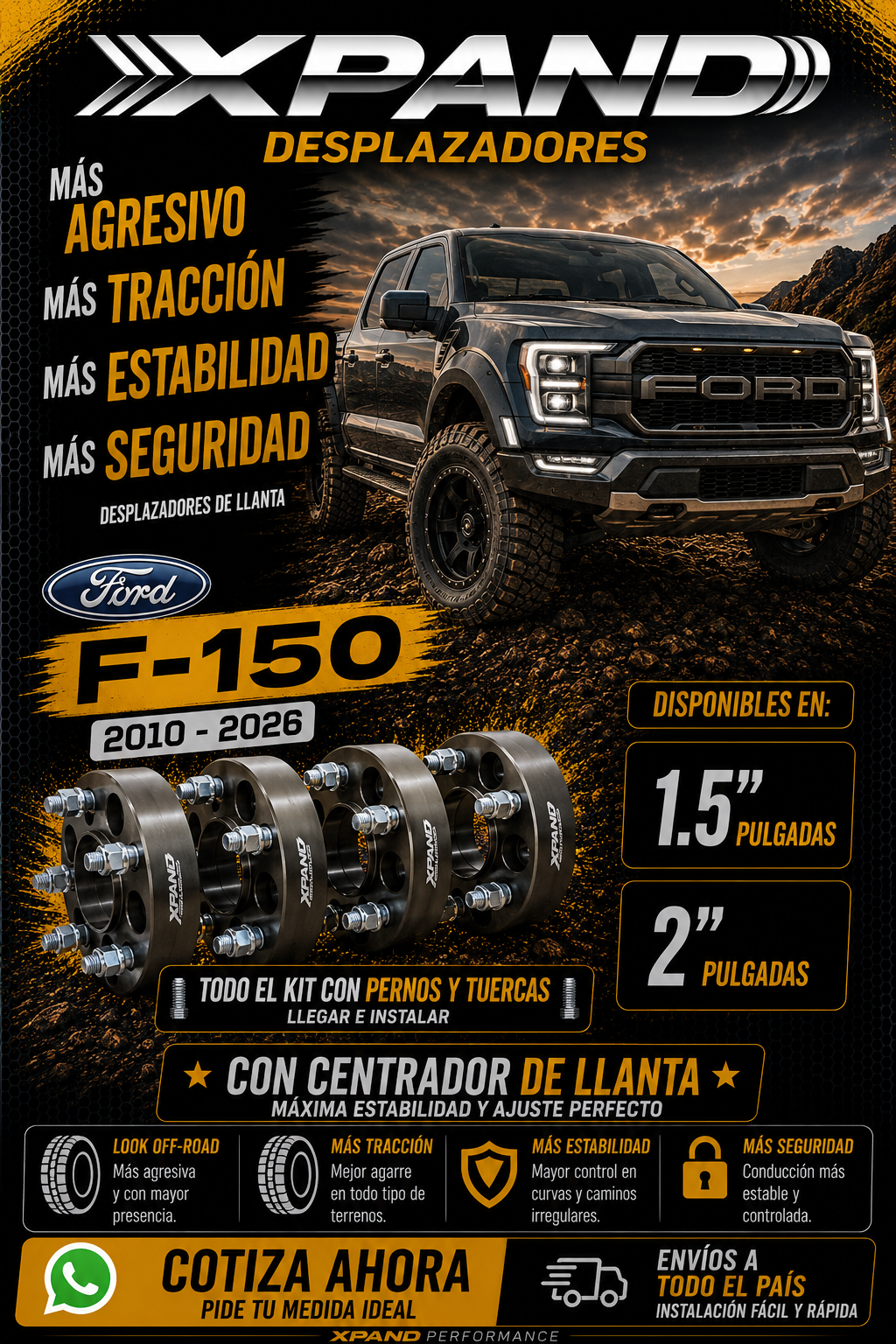 DESPLAZADOR FORD F150